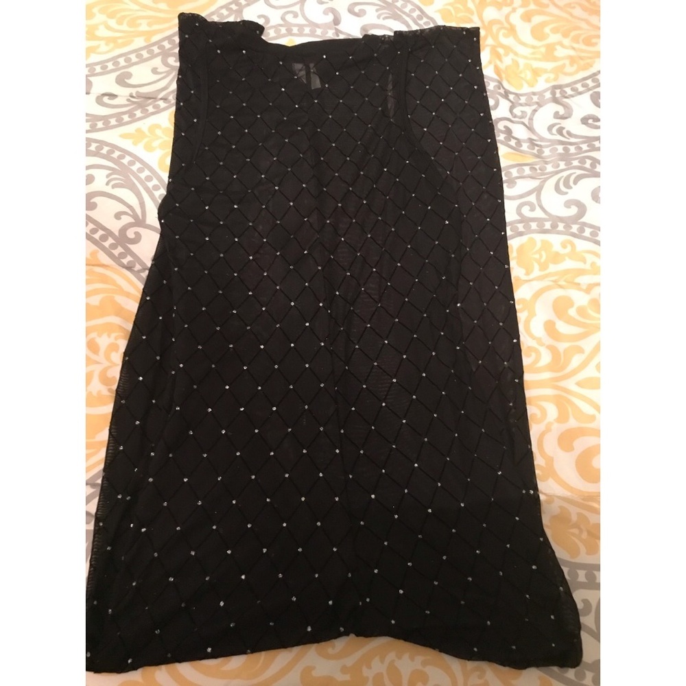 NWOT”Sheer Rhinestone See Through Women’s All in One”Absolutely Stunning (Large) - Picture 4 of 5